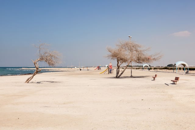 Al Jazayer Beach shoreline, Bahrain