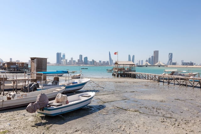 Fishing boats, Arabian Gulf, Muharraq, Bahrain