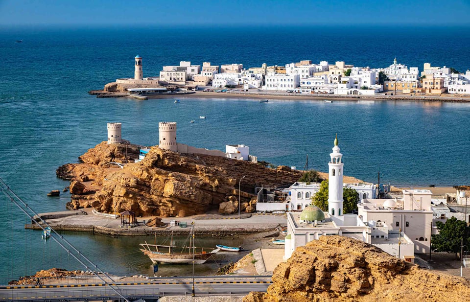View Of Sur City Oman