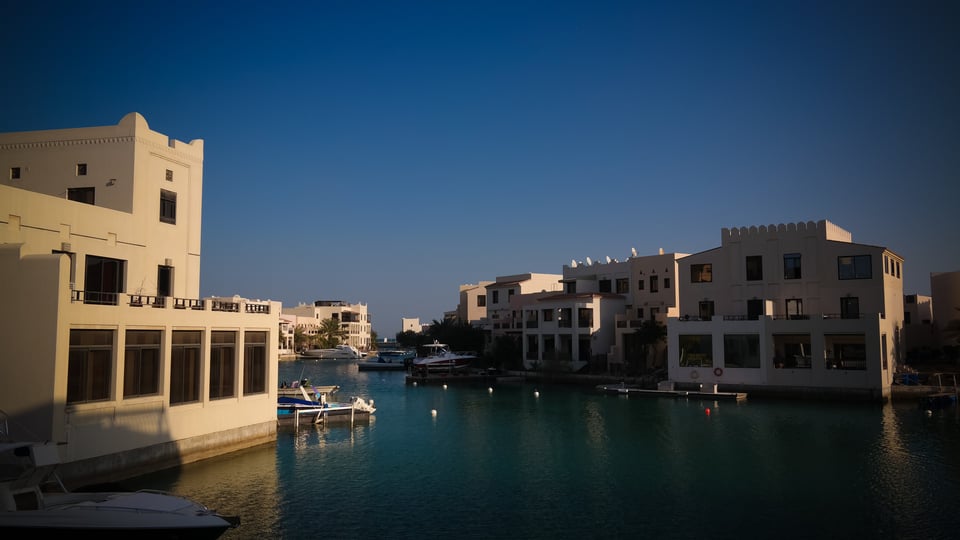 Waterfront Buildings In Amwaj Islands, Bahrain